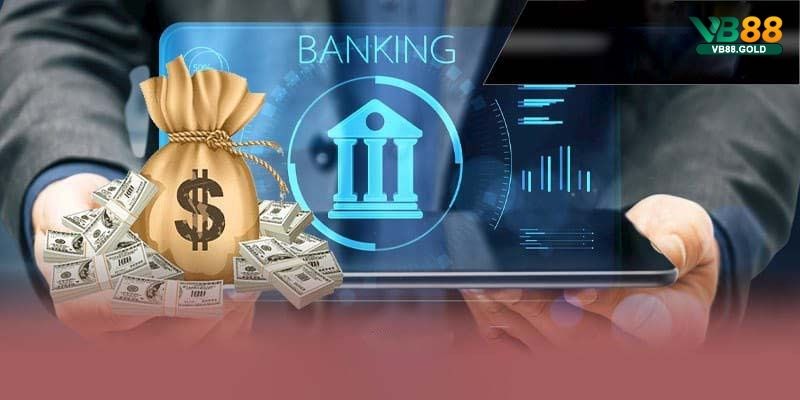 Thao tác rút tiền trên máy tính